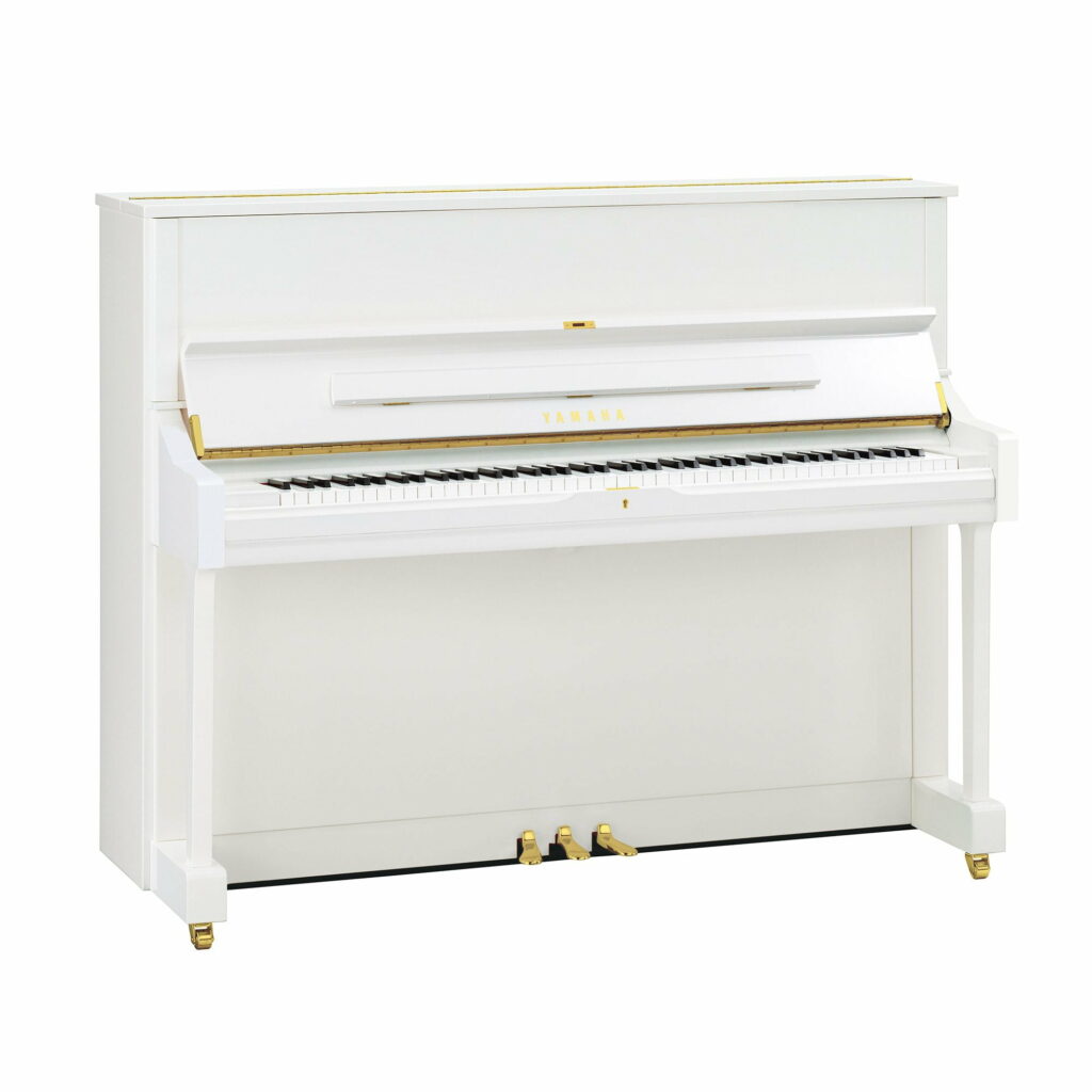 YAMAHA U1 très récent Laqué Blanc